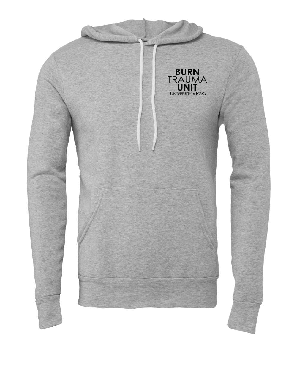 3719- U OF I BURN UNIT Unisex Hooded Pullover Sweatshirt