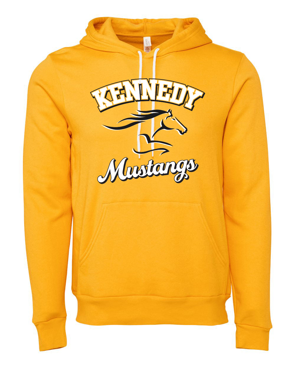 3719- KENNEDY- BELLA + CANVAS - Adult Sponge Fleece Hoodie