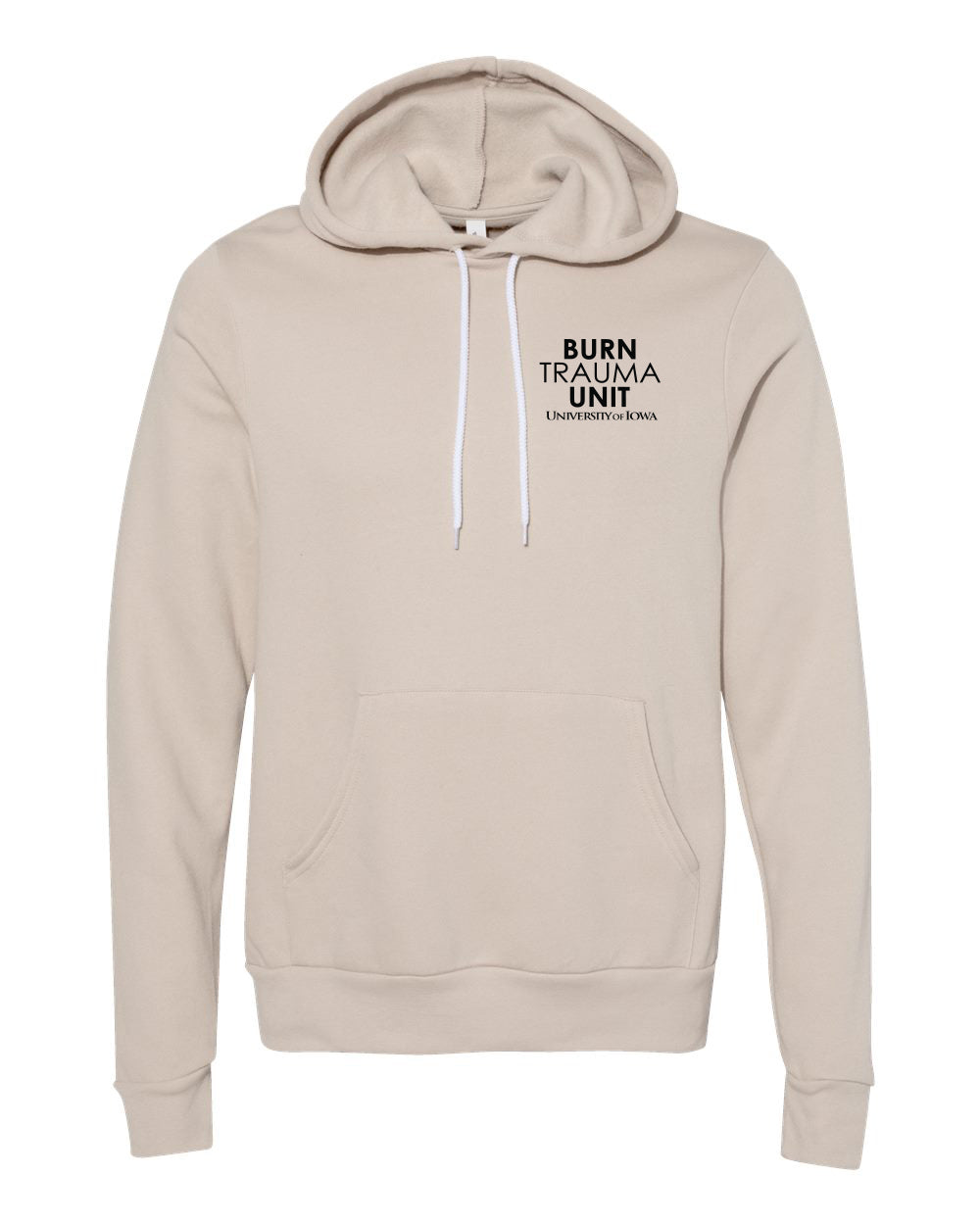 3719- U OF I BURN UNIT Unisex Hooded Pullover Sweatshirt