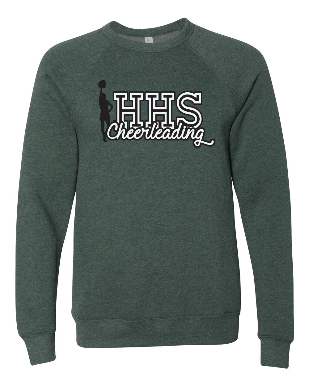 3901- HEMPSTEAD CHEER Sponge Fleece Raglan Crewneck Sweatshirt