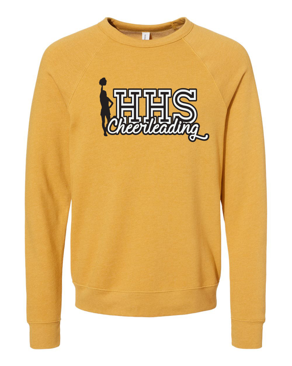 3901- HEMPSTEAD CHEER Sponge Fleece Raglan Crewneck Sweatshirt