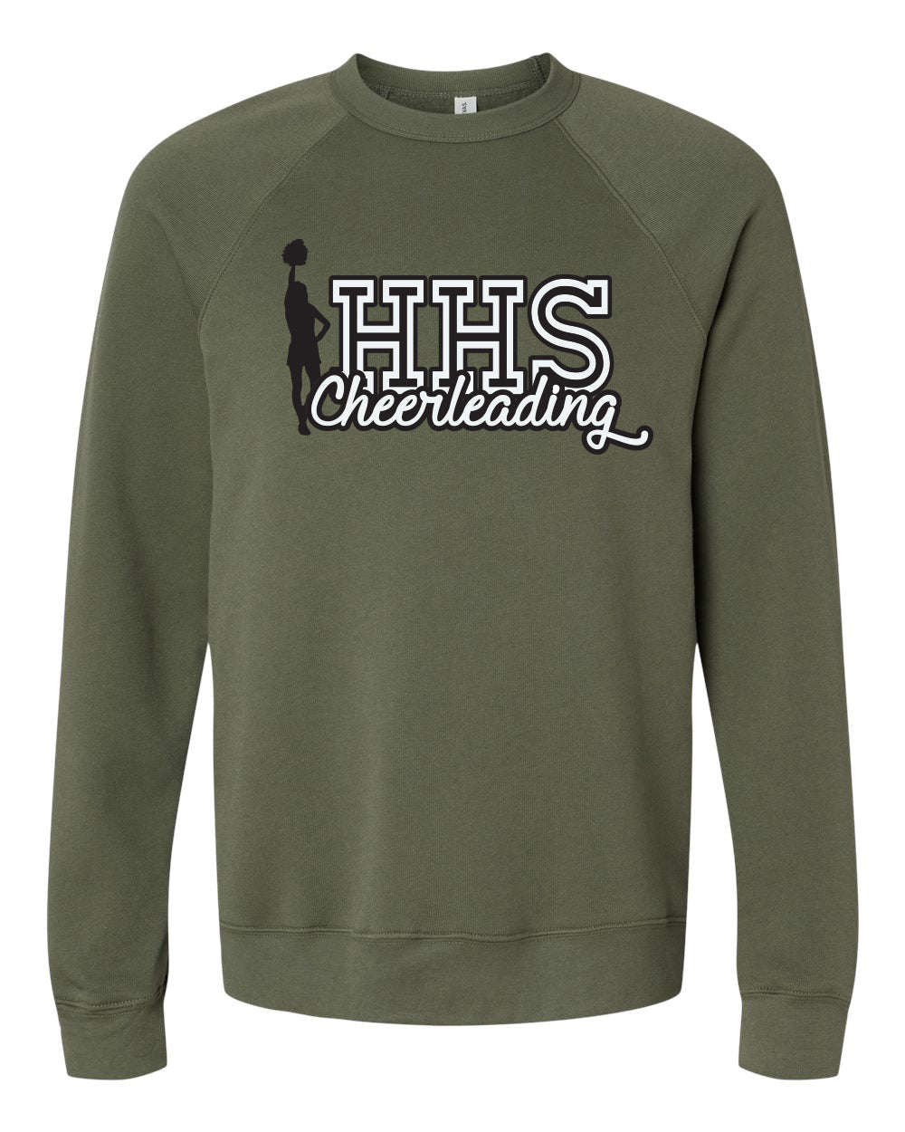 3901- HEMPSTEAD CHEER Sponge Fleece Raglan Crewneck Sweatshirt