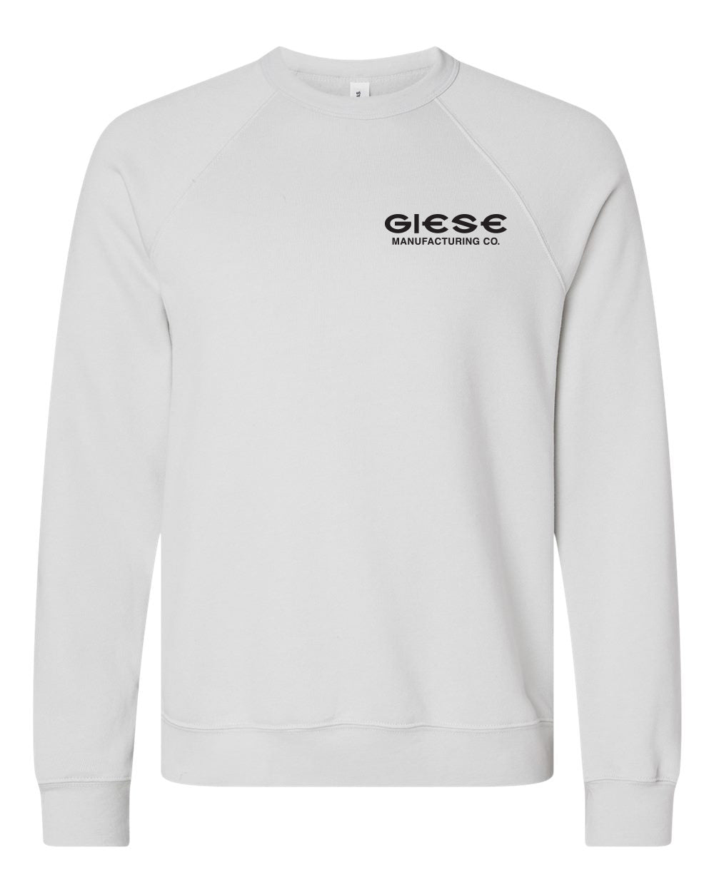3901- GIESE MFG BELLA + CANVAS - Sponge Fleece Raglan Crewneck Sweatshirt