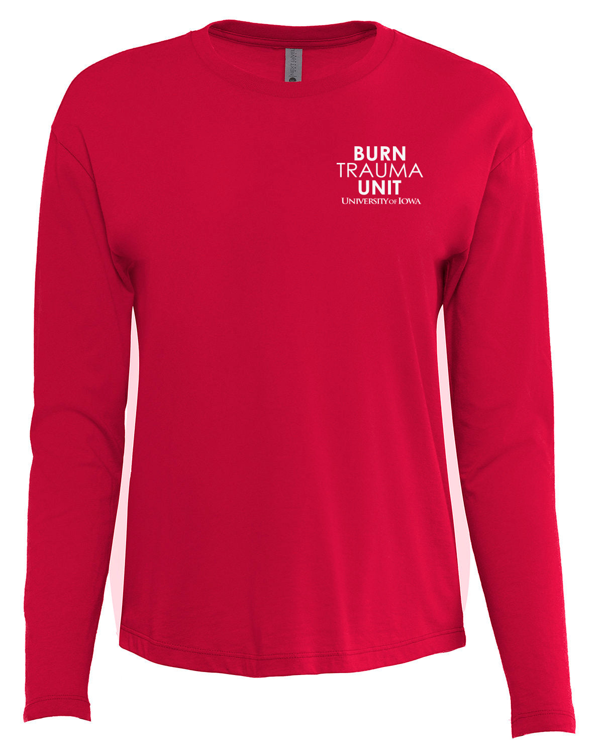 3911NL- U OF I BURN UNIT Next Level Apparel Ladies' Relaxed Long Sleeve T-Shirt
