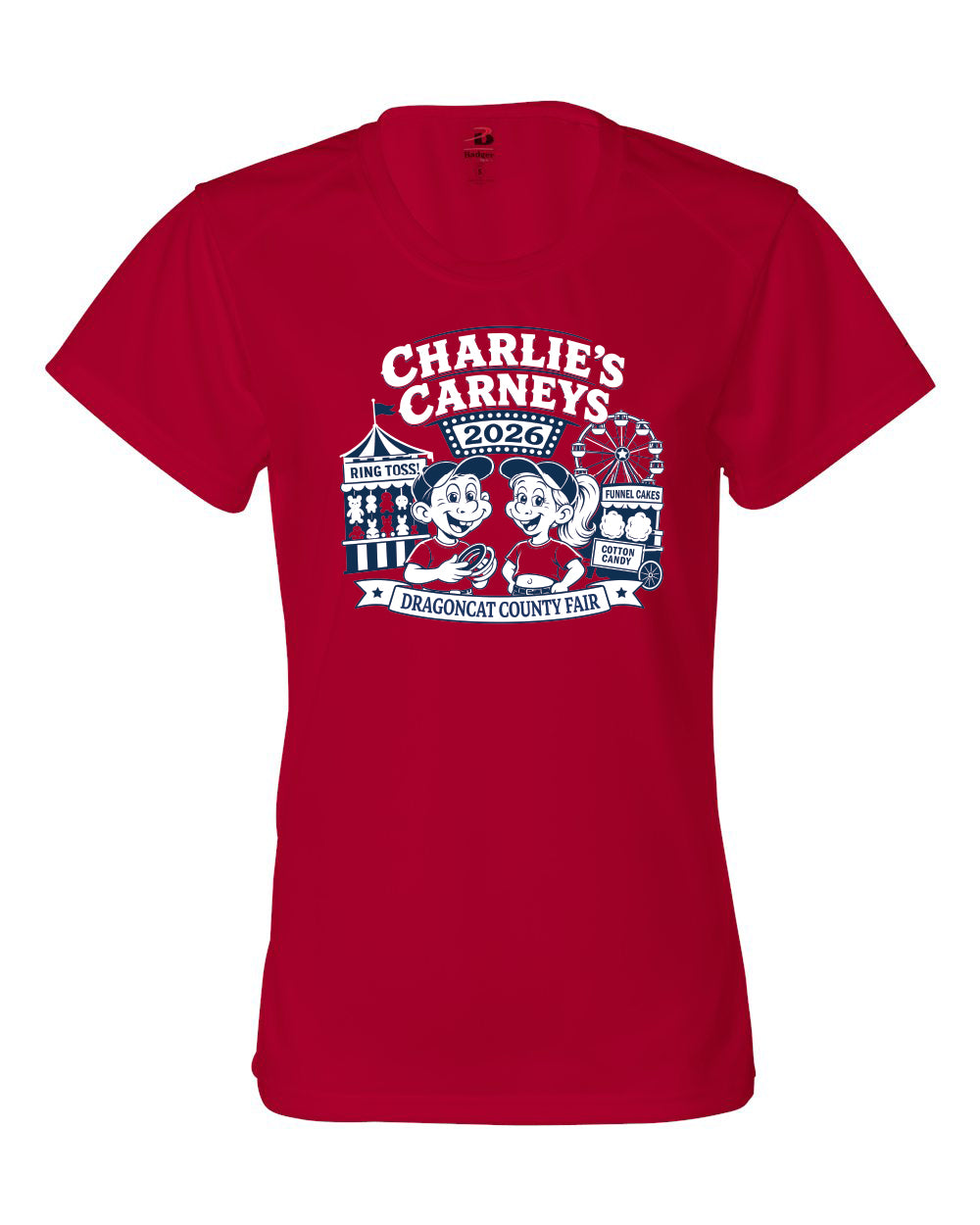 4160- CHARLIES DRAGON CATS Women’s B-Core T-Shirt