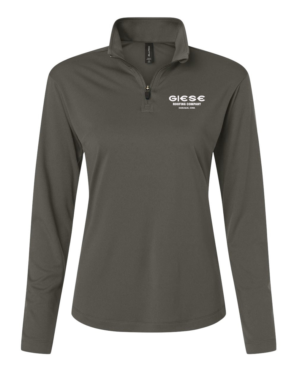 41870L- GIESE ROOFING AllPro - Pro-Lock Women's Performance Quarter-Zip Pullover