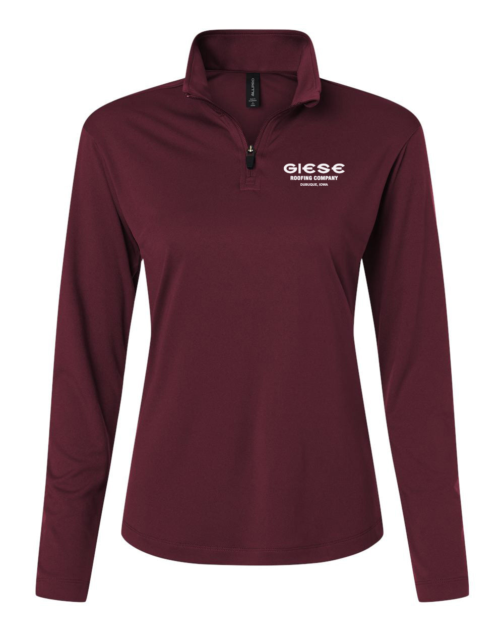 41870L- GIESE ROOFING AllPro - Pro-Lock Women's Performance Quarter-Zip Pullover