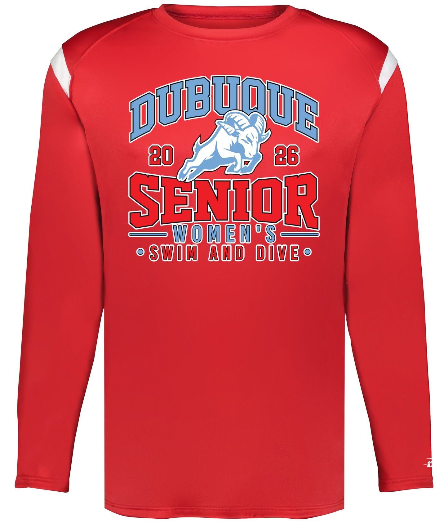 4255- DBQ SENIOR SWIM Unisex On The Rise Long Sleeve T-Shirt
