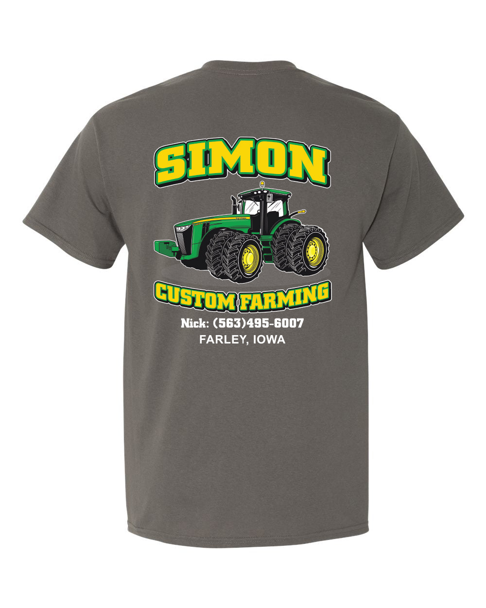 5300- SIMON CUSTOM FARMING Heavy Cotton™ Pocket T-Shirt