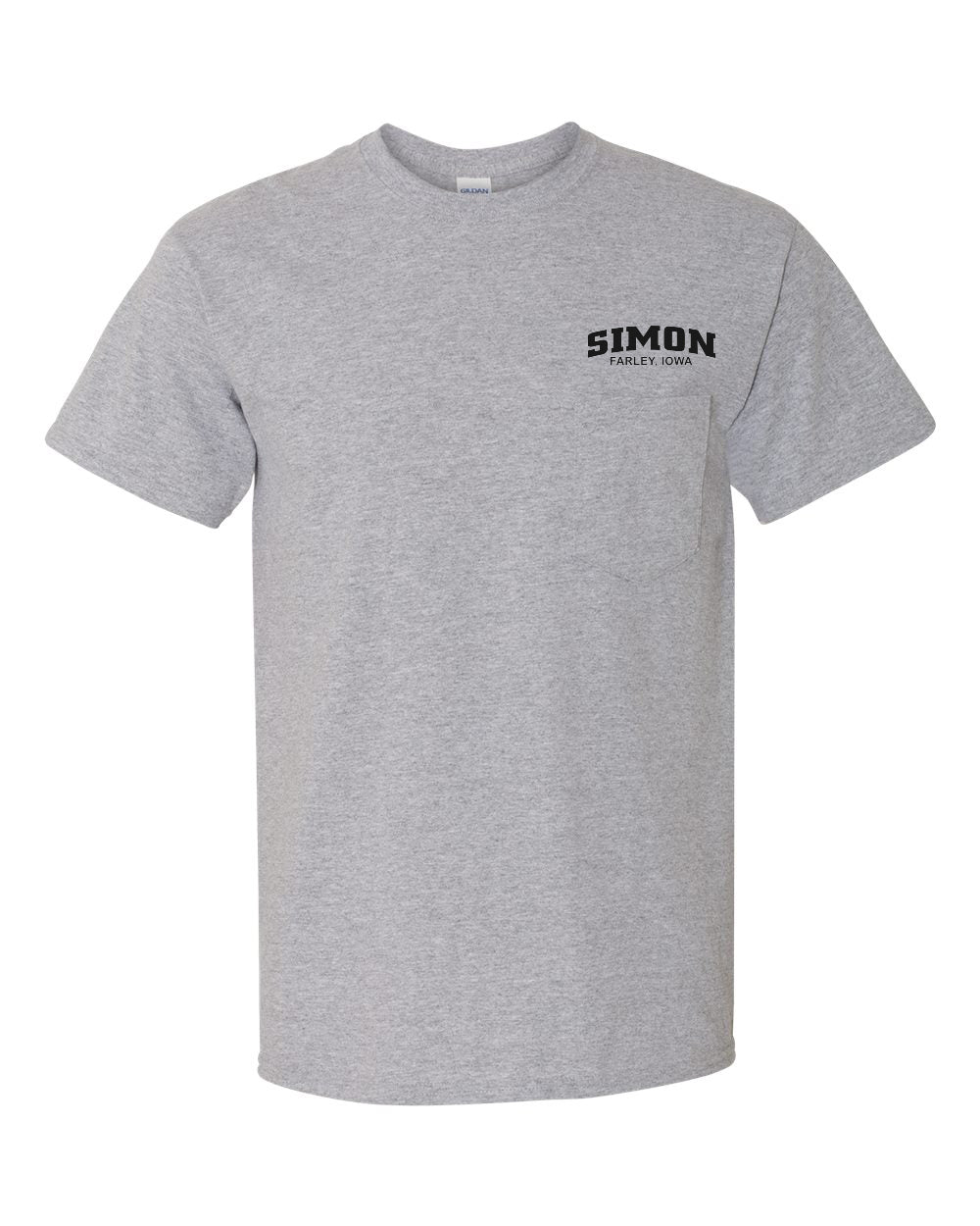 5300- SIMON CUSTOM FARMING Heavy Cotton™ Pocket T-Shirt