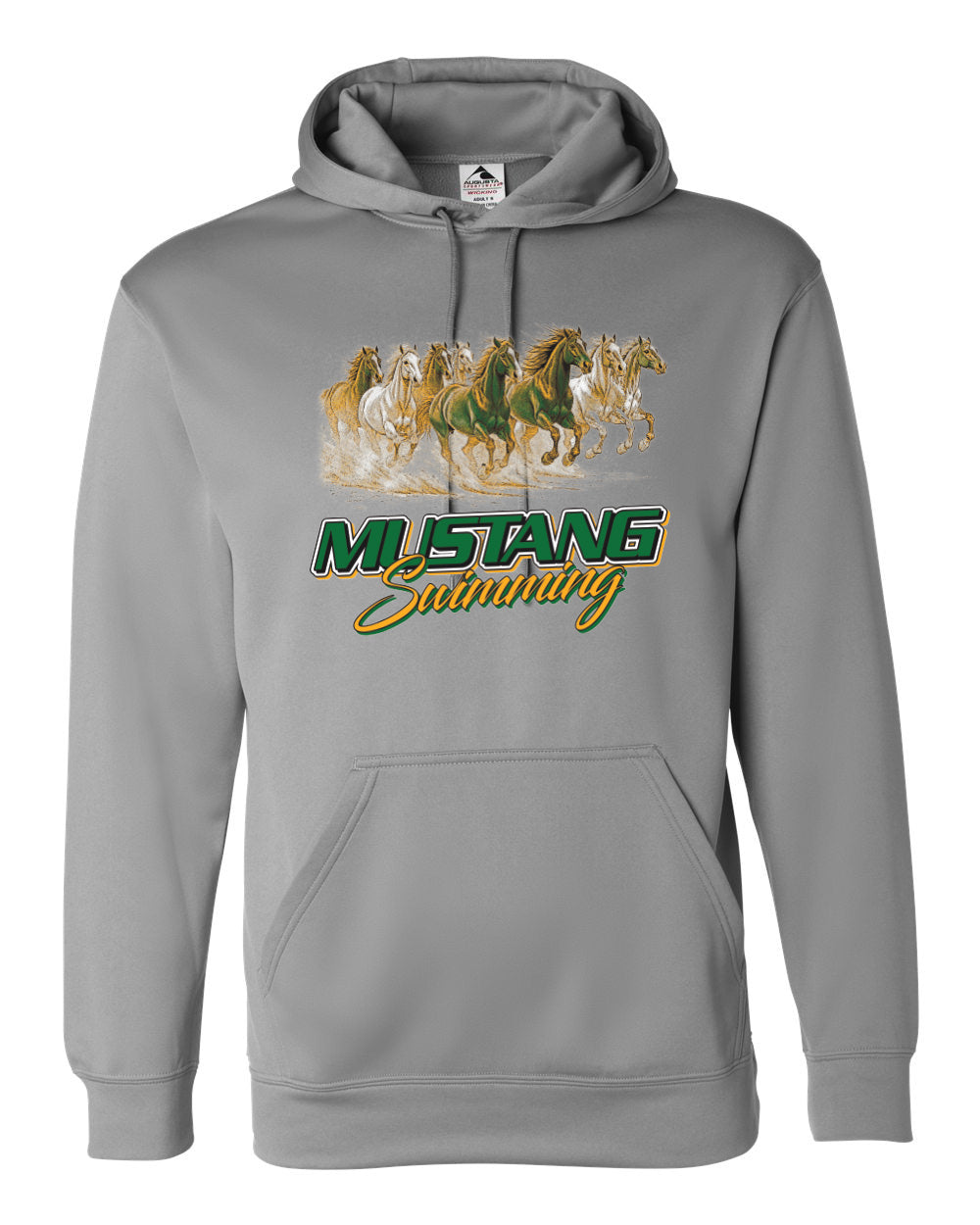 5505- HEMPSTEAD SWIMMING Men's Wicking Fleece Hooded Sweatshirt