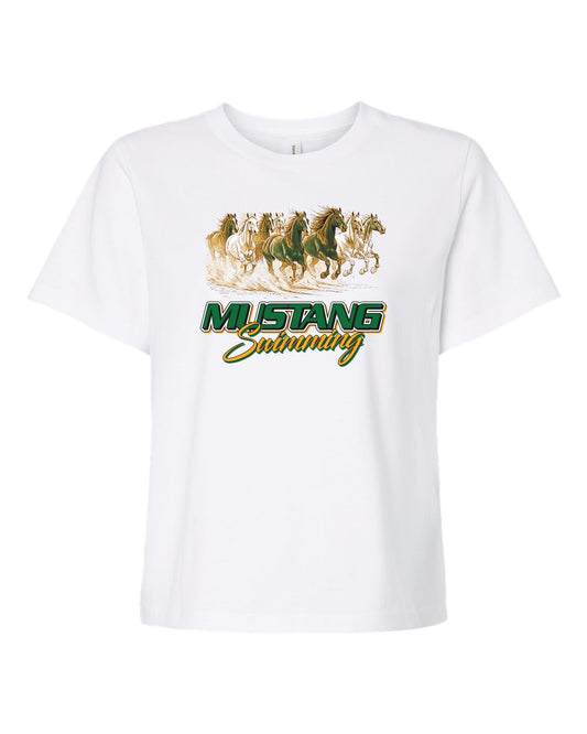 6110- HEMPSTEAD SWIMMING Women's 6 oz Heavyweight Tee