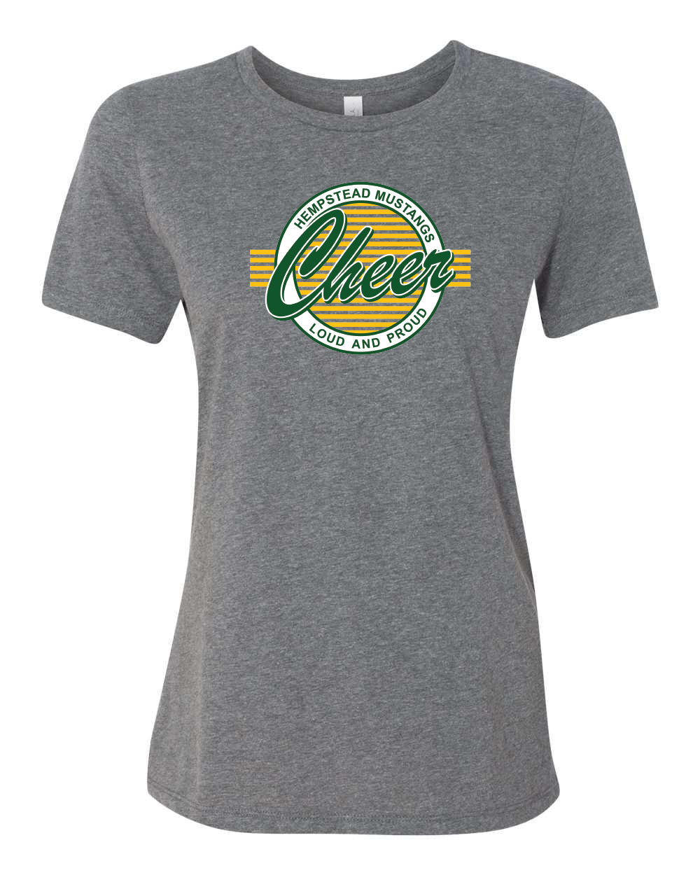 6400CVC- HEMPSTEAD CHEER Women’s Relaxed Fit Heather CVC Tee