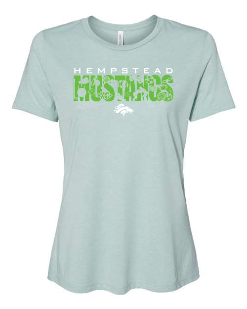 6413- HEMPSTEAD STAFF Women’s Relaxed Fit Triblend Tee