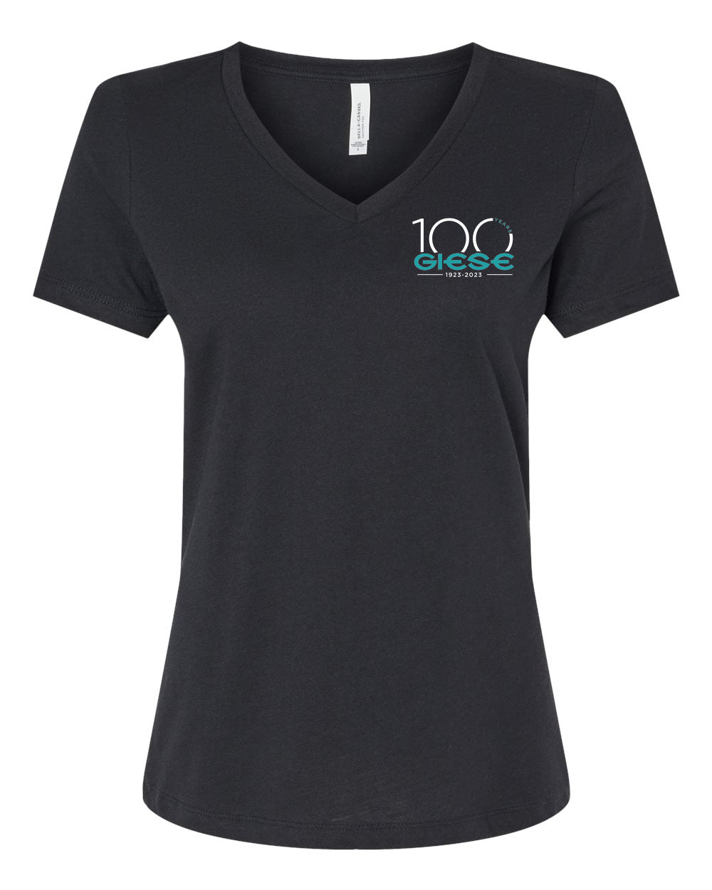 6405CVC- GIESE- Women's Relaxed Heather CVC V-Neck Tee