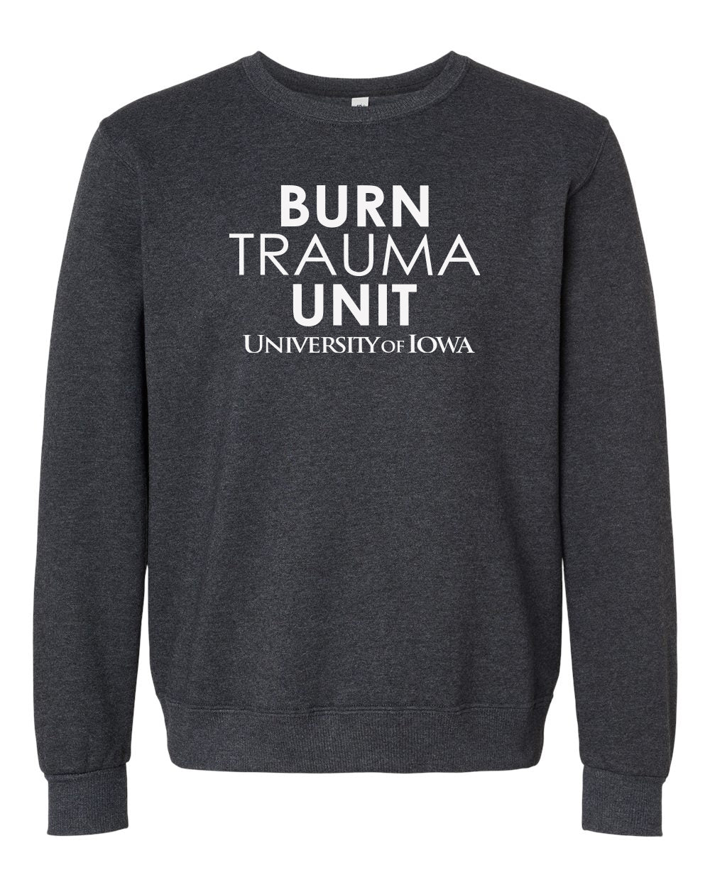 701M- U OF I BURN UNIT Premium Blend Ring-Spun Crewneck Sweatshirt