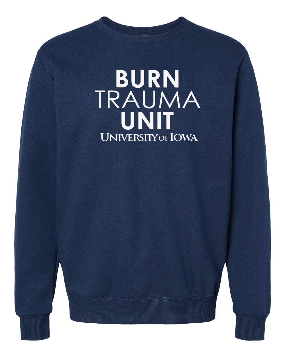 701M- U OF I BURN UNIT Premium Blend Ring-Spun Crewneck Sweatshirt