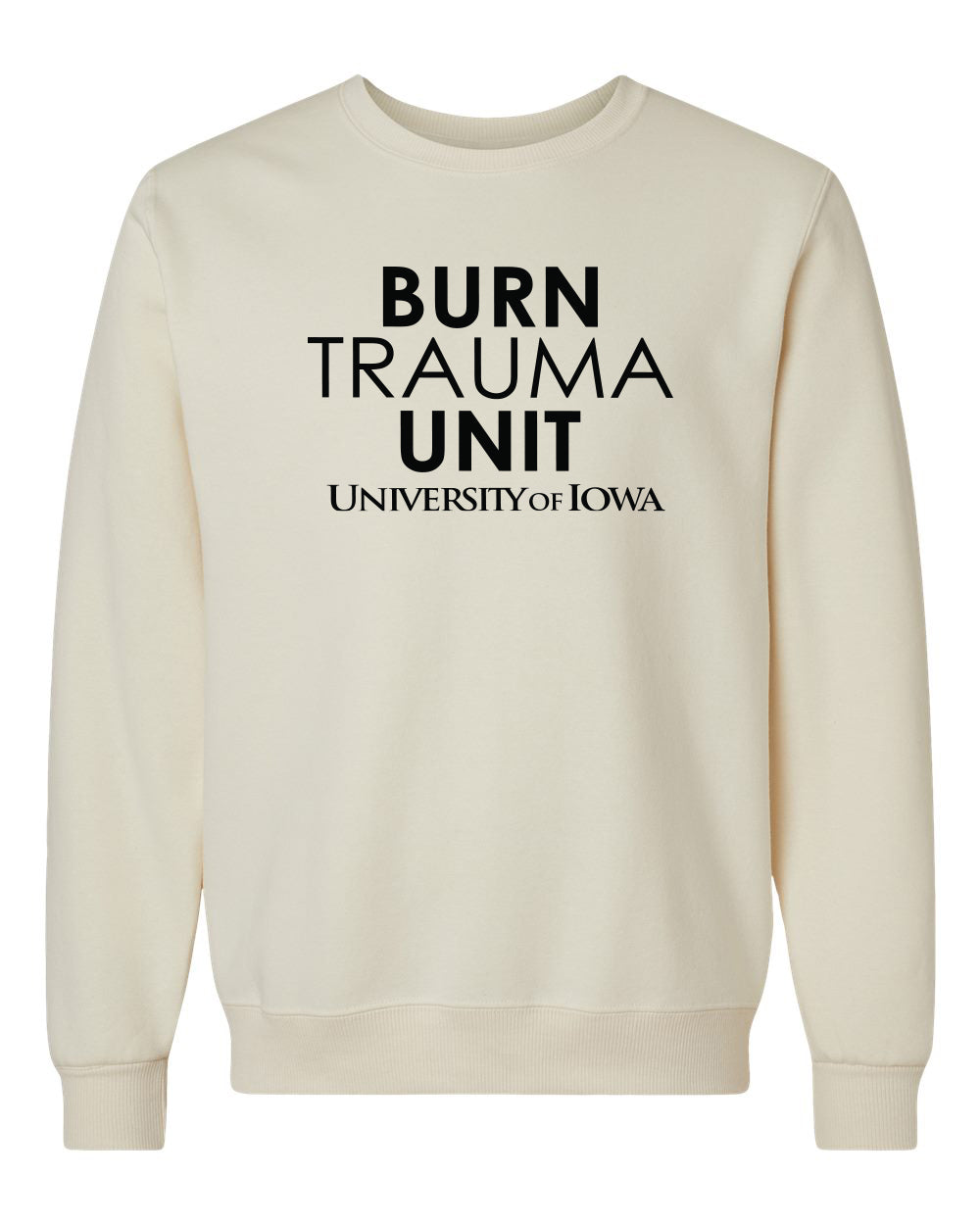 701M- U OF I BURN UNIT Premium Blend Ring-Spun Crewneck Sweatshirt