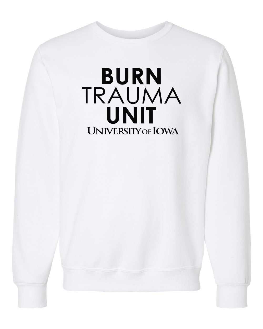 701M- U OF I BURN UNIT Premium Blend Ring-Spun Crewneck Sweatshirt