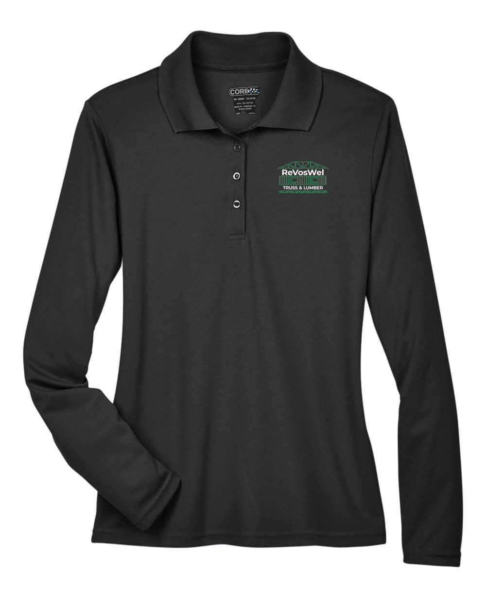 78192 - REVOSWEL - Women's Pinnacle Performance Long Sleeve Piqué Polo
