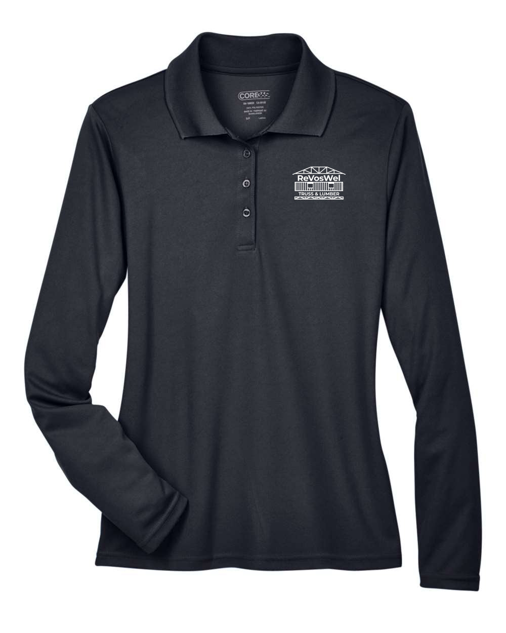 78192 - REVOSWEL - Women's Pinnacle Performance Long Sleeve Piqué Polo
