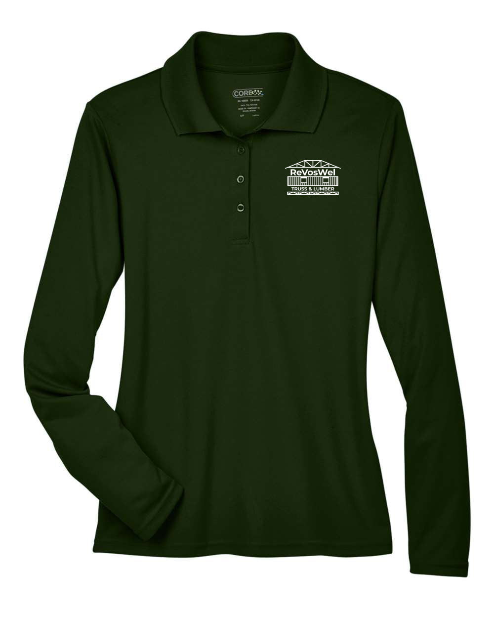 78192 - REVOSWEL - Women's Pinnacle Performance Long Sleeve Piqué Polo