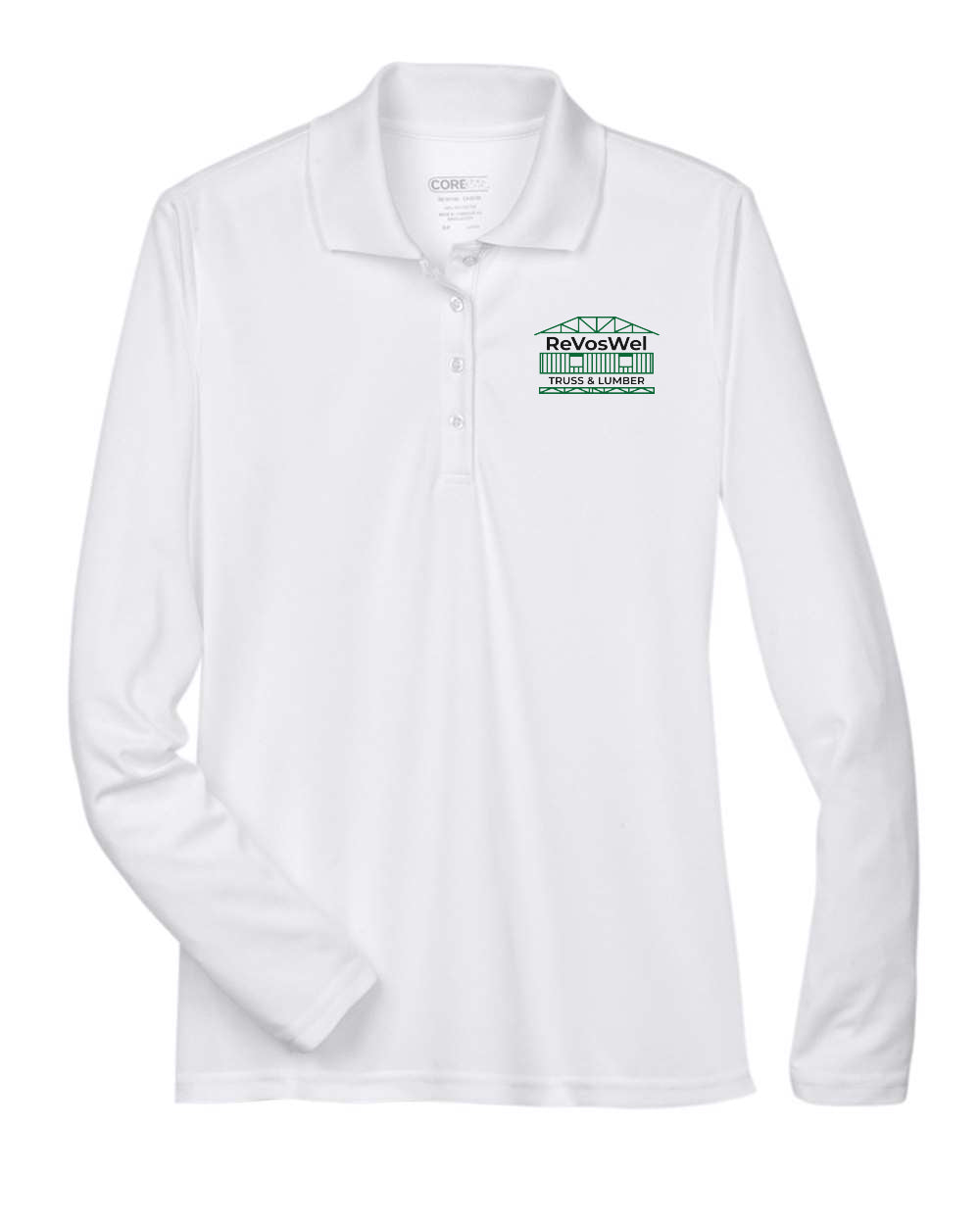 78192 - REVOSWEL - Women's Pinnacle Performance Long Sleeve Piqué Polo