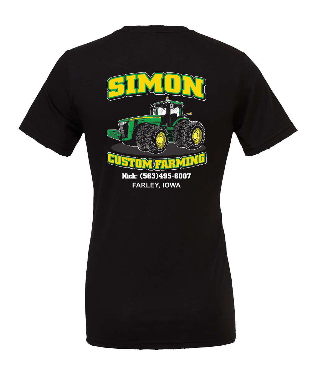 3001CVC- SIMON CUSTOM FARMING CVC Jersey Tee