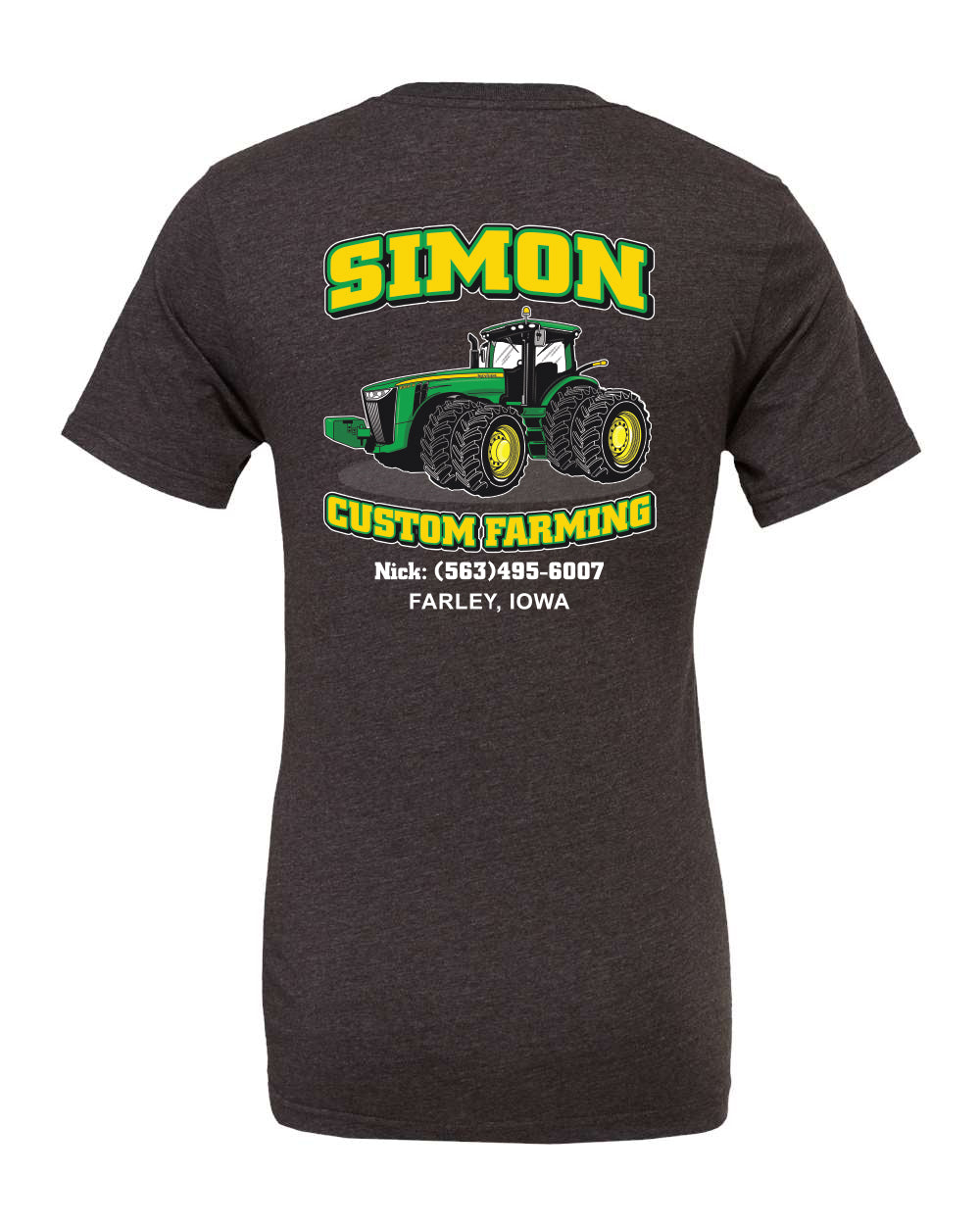 3001CVC- SIMON CUSTOM FARMING CVC Jersey Tee
