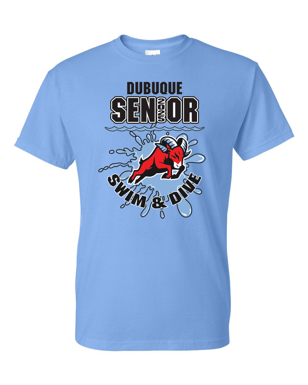 8000- DBQ SENIOR SWIM Unisex DryBlend® T-Shirt