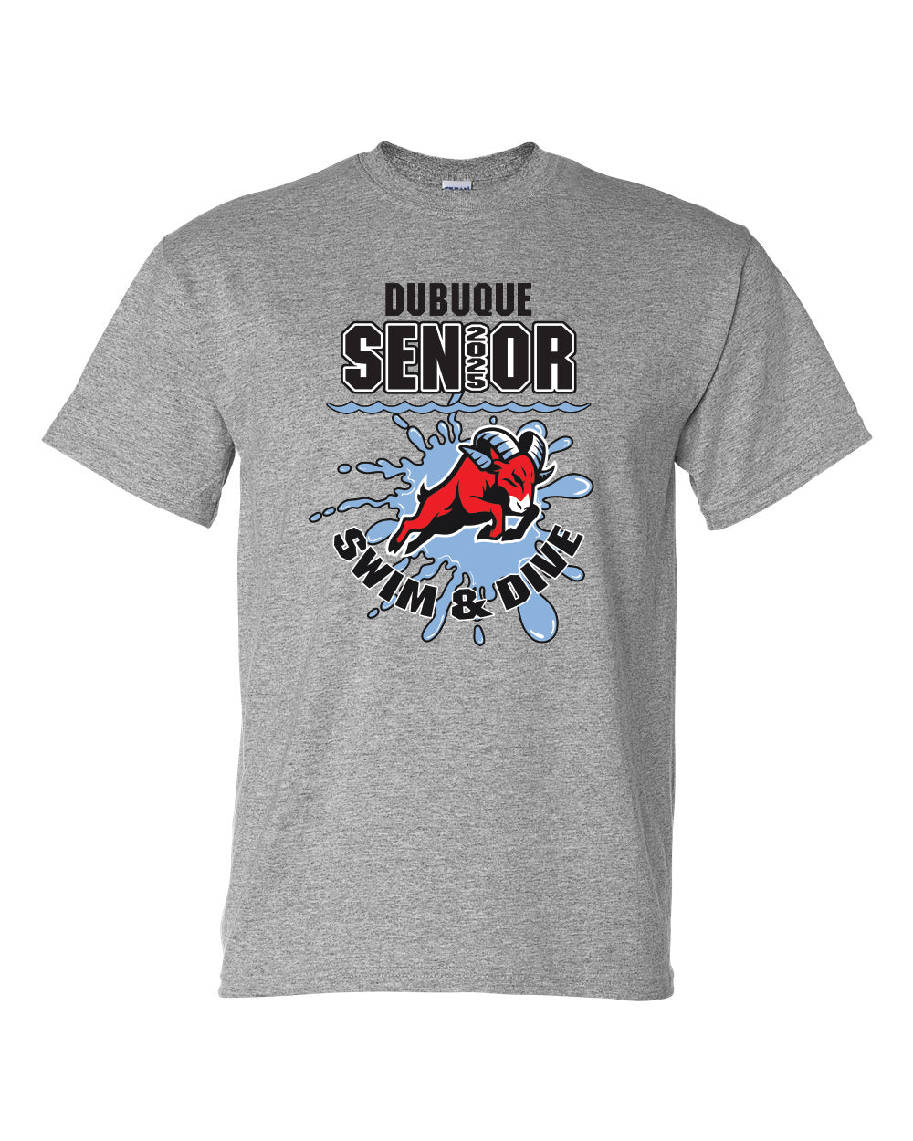 8000- DBQ SENIOR SWIM Unisex DryBlend® T-Shirt