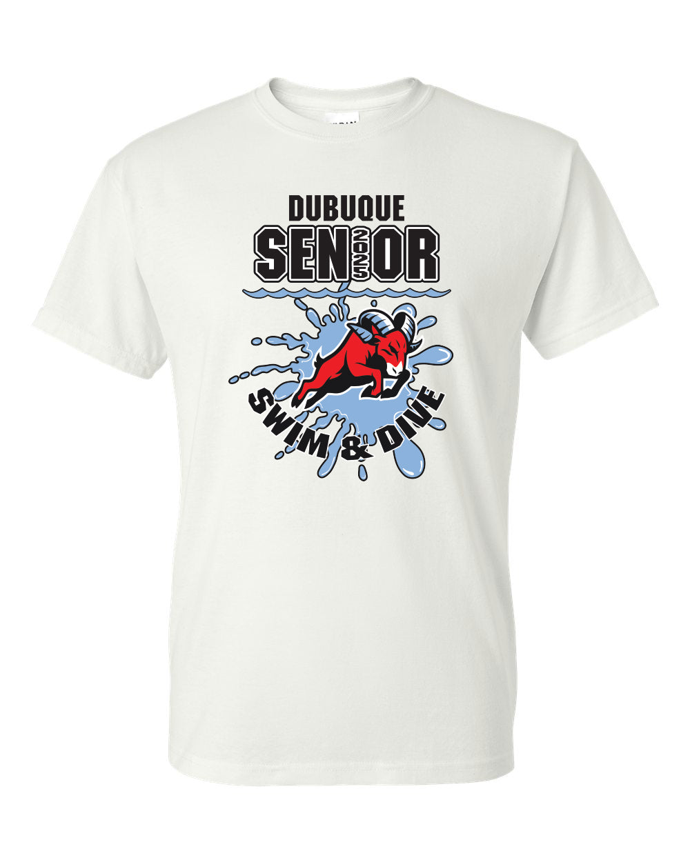 8000- DBQ SENIOR SWIM Unisex DryBlend® T-Shirt