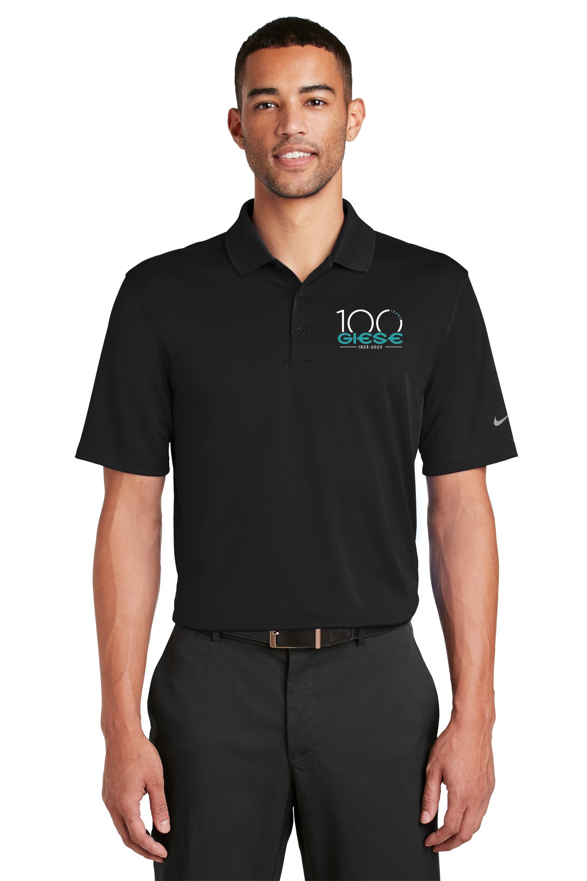 838956- GIESE Nike Dri-FIT Classic Fit Players Polo with Flat Knit Collar