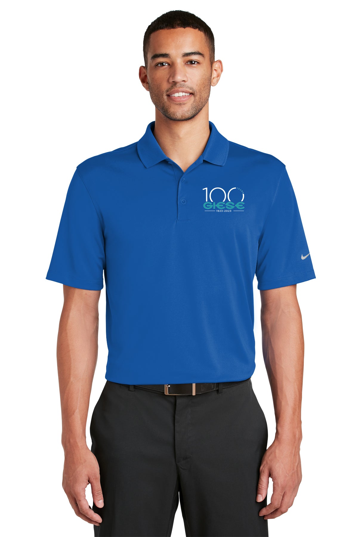 838956- GIESE Nike Dri-FIT Classic Fit Players Polo with Flat Knit Collar