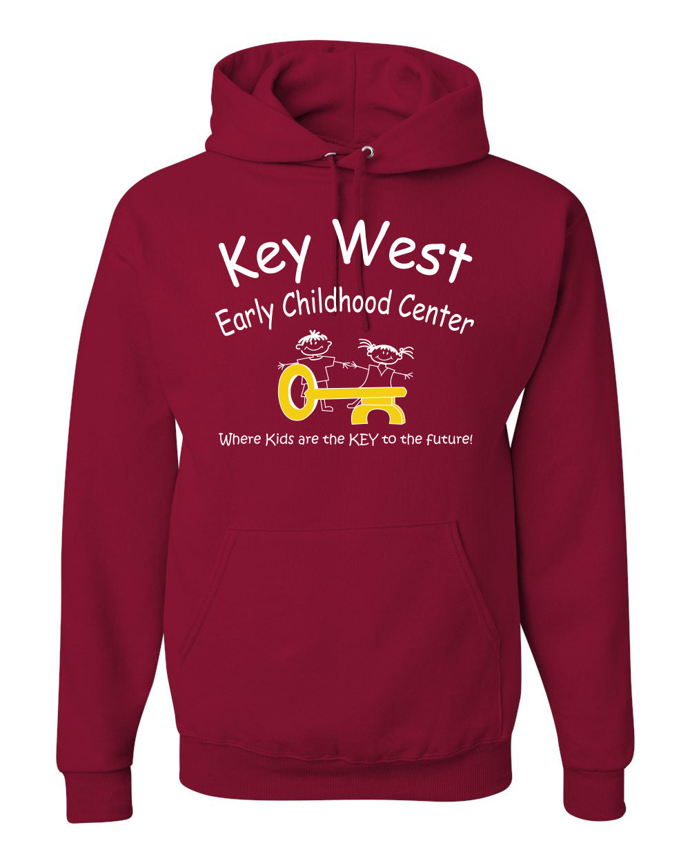 996M- KEY WEST EARLY CHILDHOOD JERZEES - NuBlend® Hooded Sweatshirt - 996MR