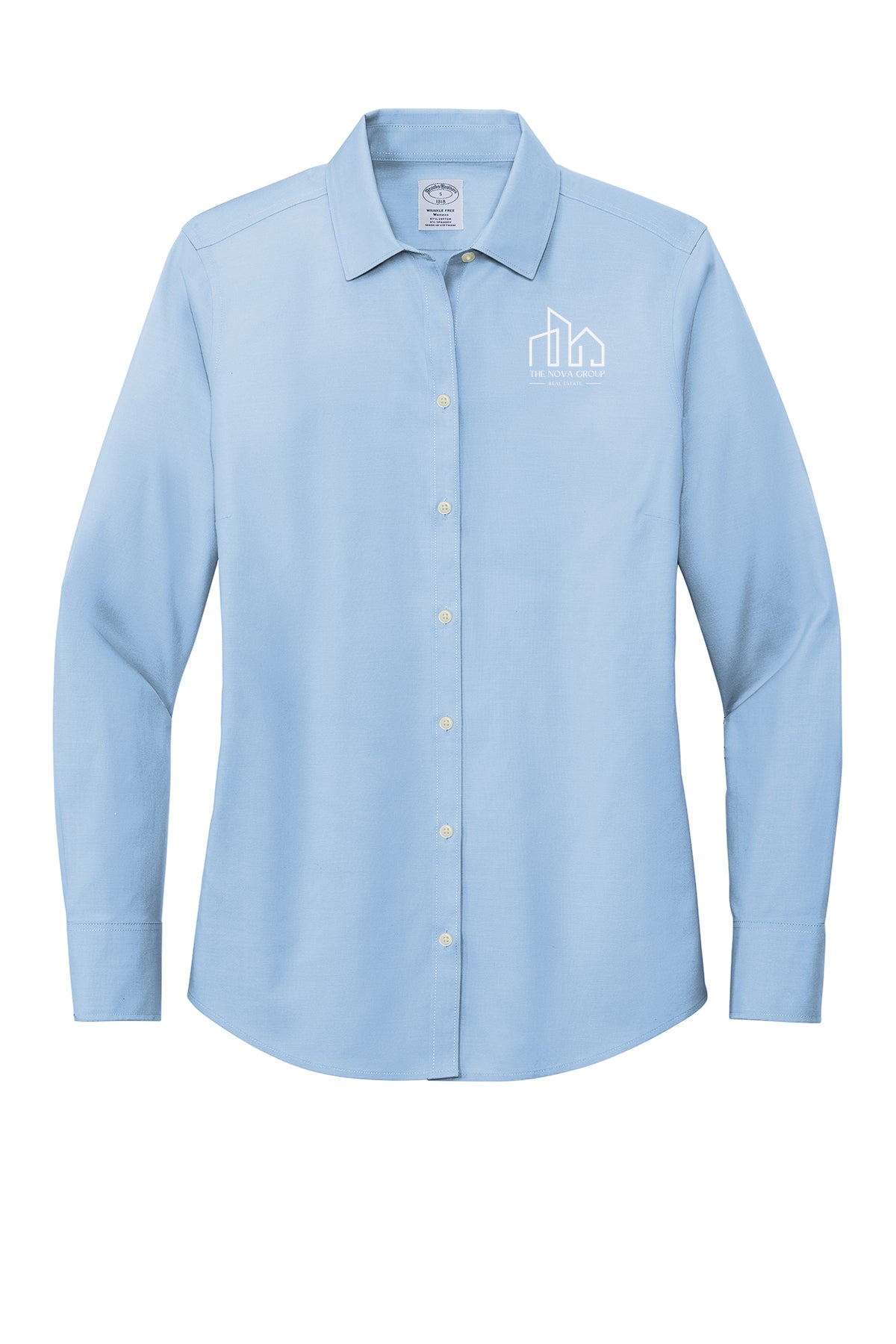 BB18001- NOVA GROUP Brooks Brothers® Women’s Wrinkle-Free Stretch Pinpoint Shirt