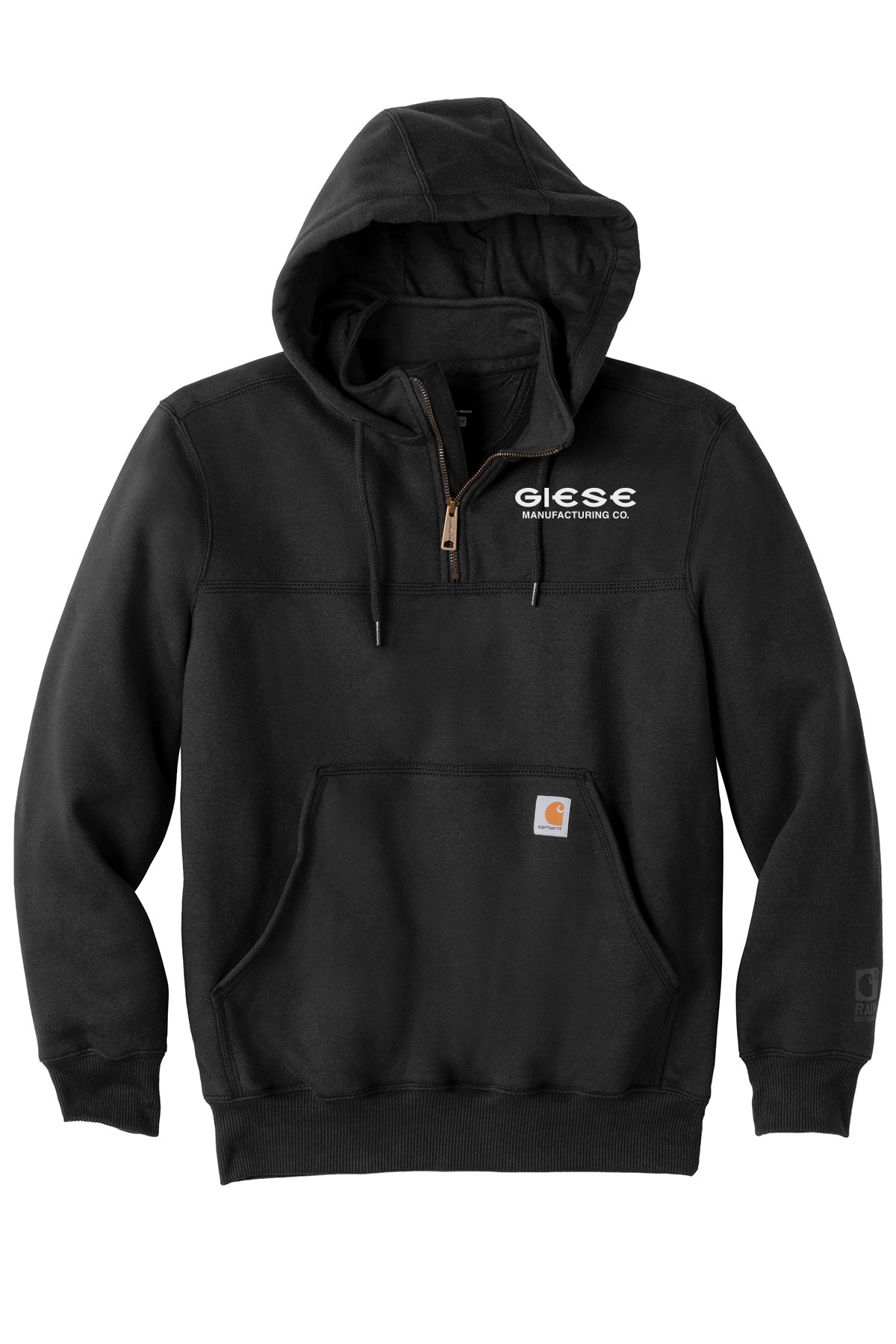 CT100617 - GIESE MFG- Carhartt ® Rain Defender ® Paxton Heavyweight Hooded Zip Mock Sweatshirt