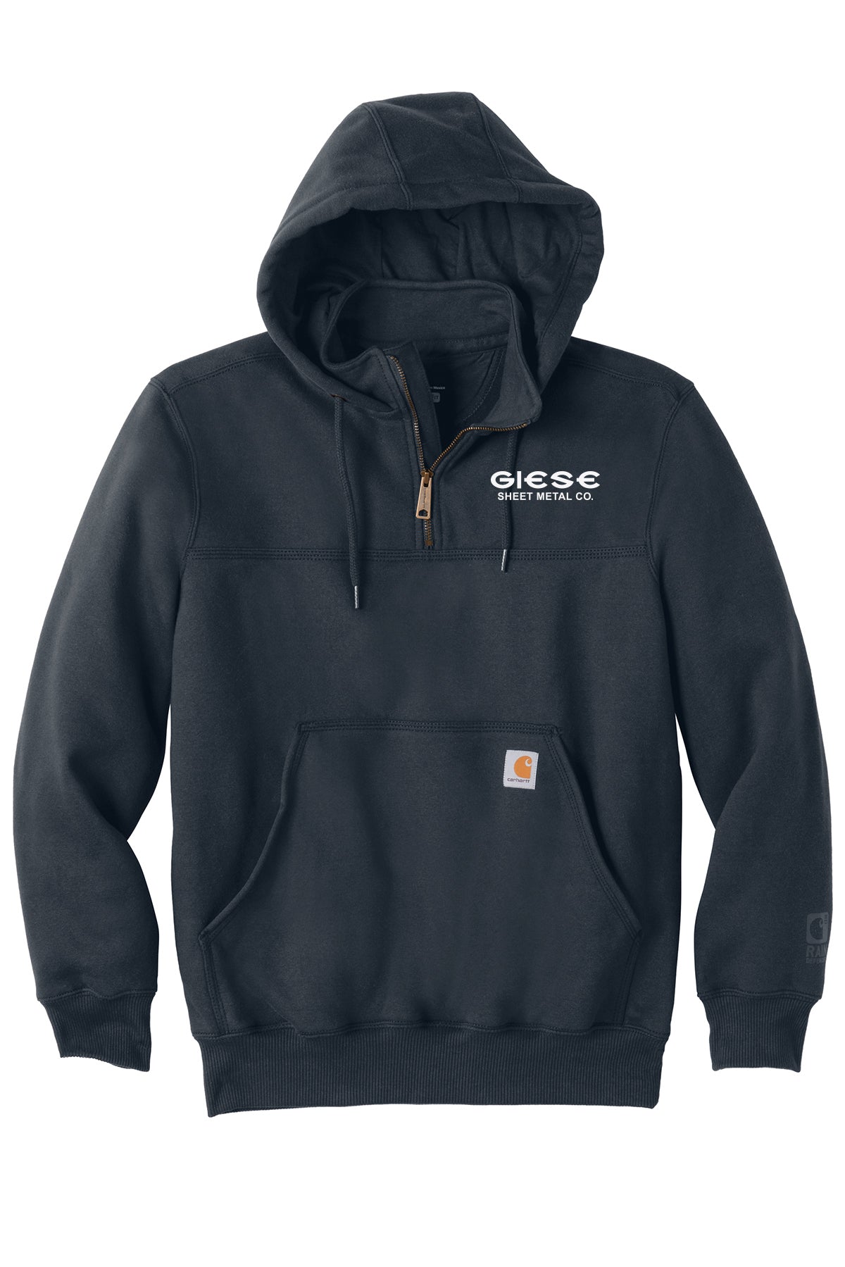CT100617 - GIESE SHEET METAL- Carhartt ® Rain Defender ® Paxton Heavyweight Hooded Zip Mock Sweatshirt
