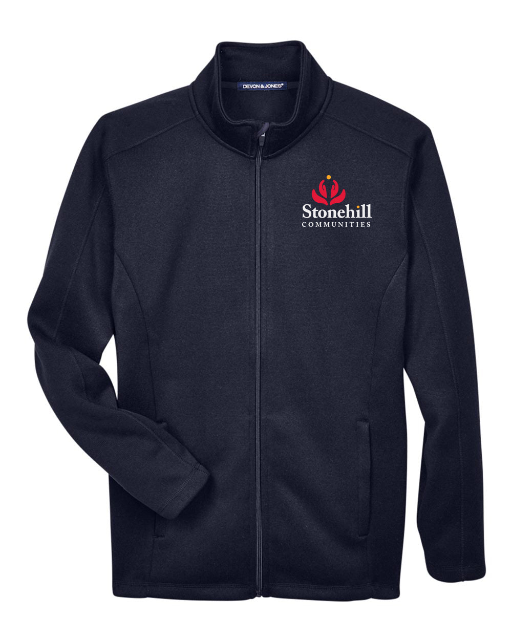DG793- STONEHILL Men's Bristol Full-Zip Sweater Fleece Jacket