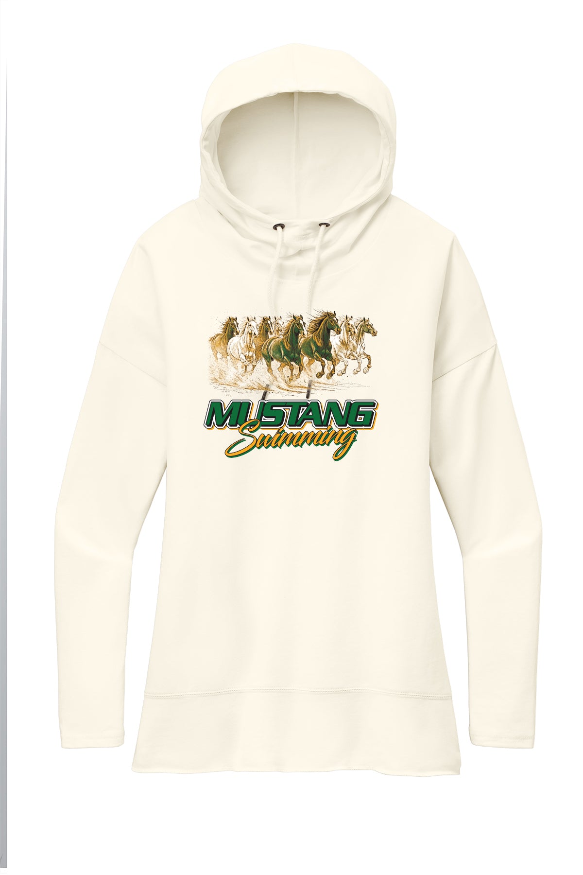 DT671- HEMPSTEAD SWIMMING Women’s Featherweight French Terry ™ Hoodie