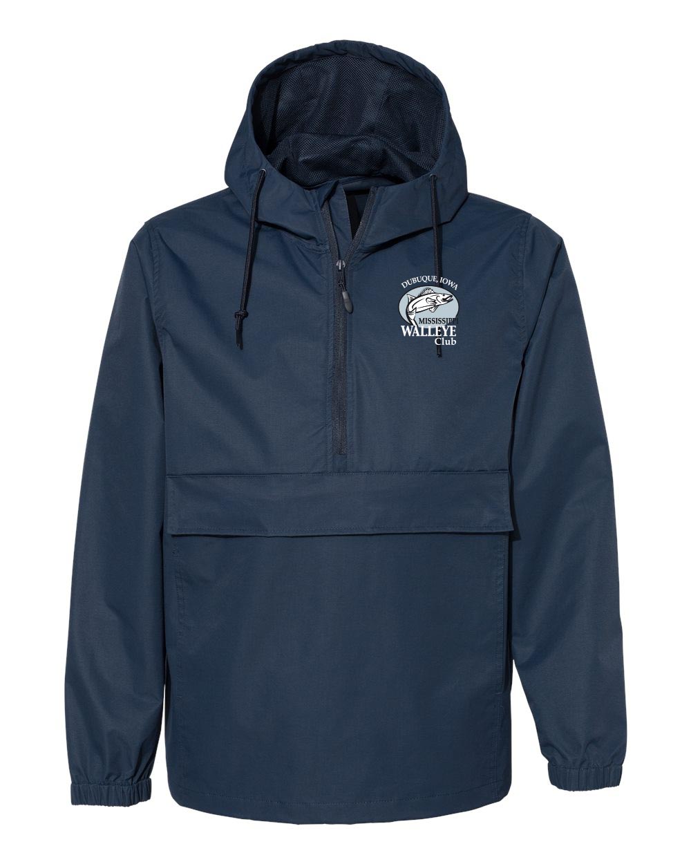 EXP94NAW- MISSISSIPPI WALLEYE CLUB Men's Nylon Anorak