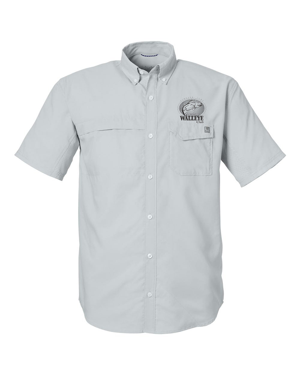 H150171- MISSISSIPPI WALLEYE CLUB - HUK Men's Tide Point Short Sleeve Shirt