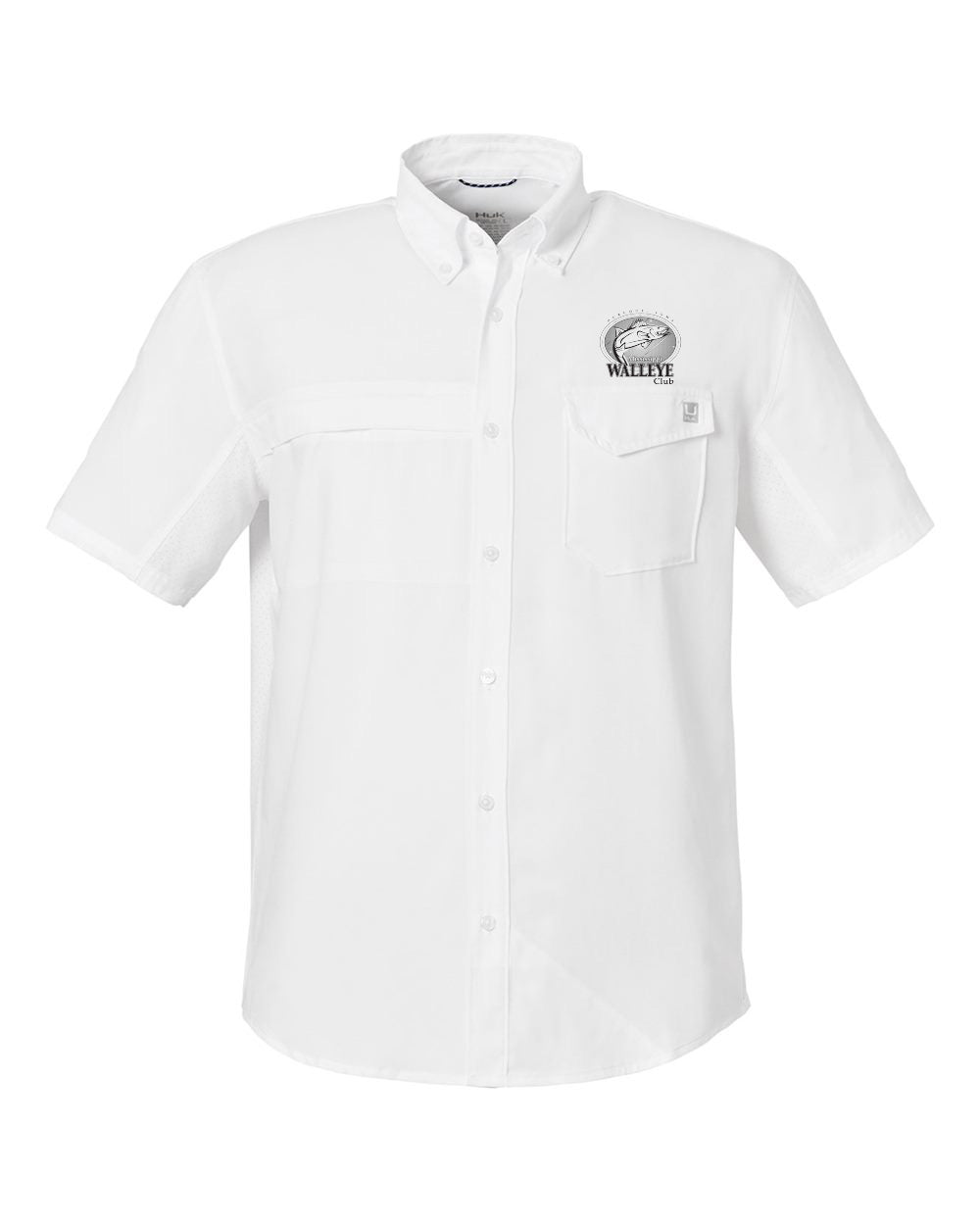 H150171- MISSISSIPPI WALLEYE CLUB - HUK Men's Tide Point Short Sleeve Shirt
