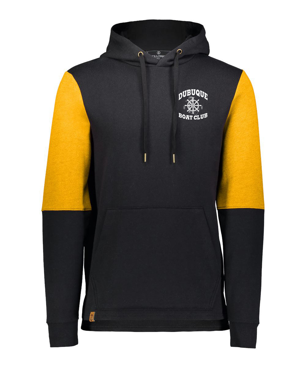 222581- DBQ BOAT CLUB- Holloway - All-American Team Fleece Colorblocked Hooded Sweatshirt