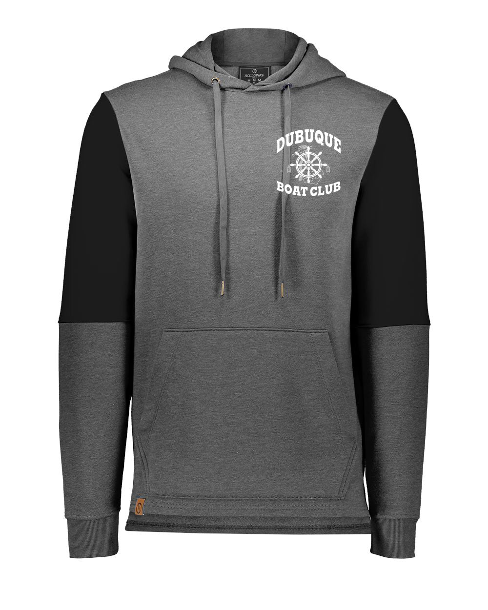 222581- DBQ BOAT CLUB- Holloway - All-American Team Fleece Colorblocked Hooded Sweatshirt