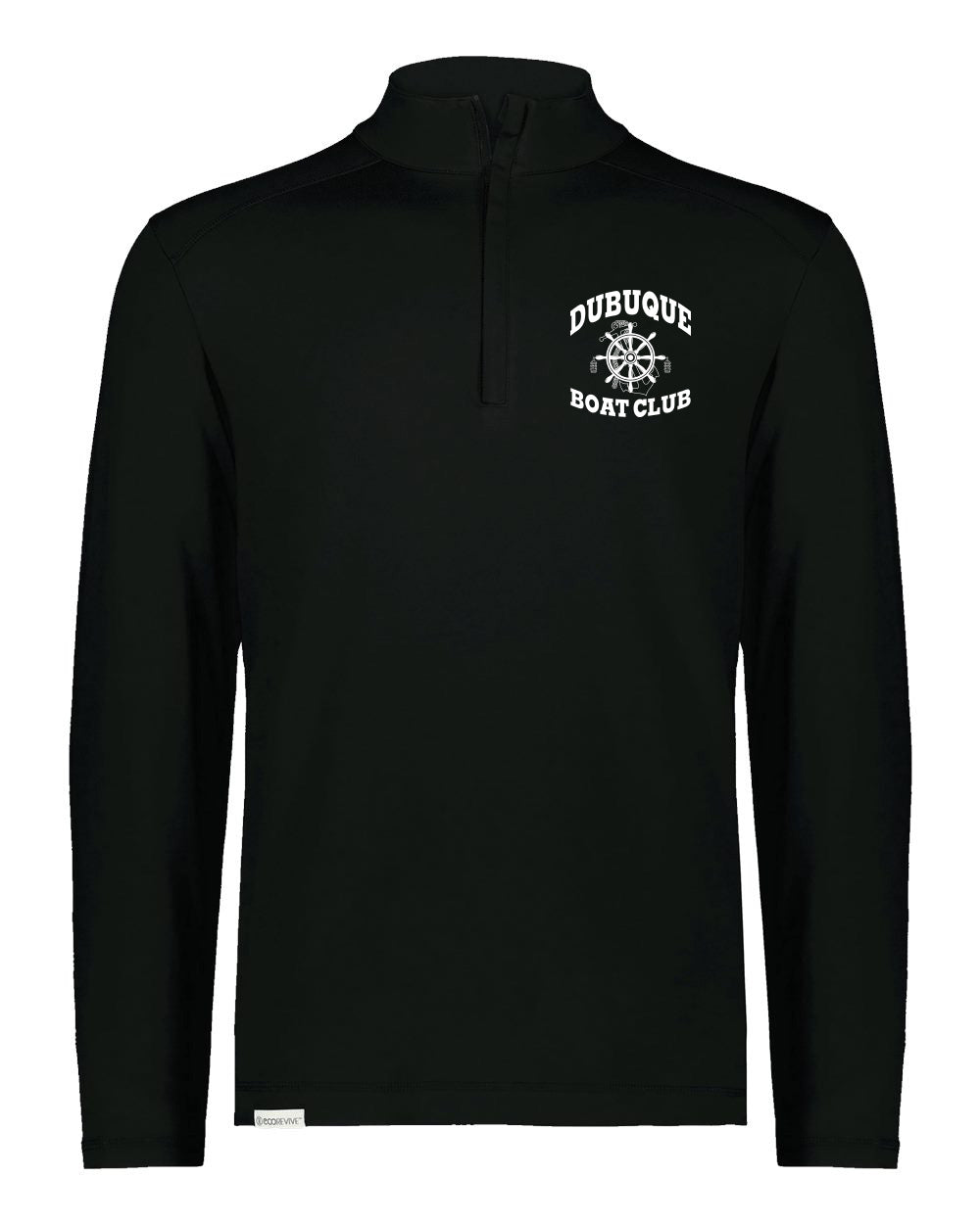 223553- DBQ BOAT CLUB - Holloway - Eco Revive™ Ventura Soft Knit Quarter-Zip