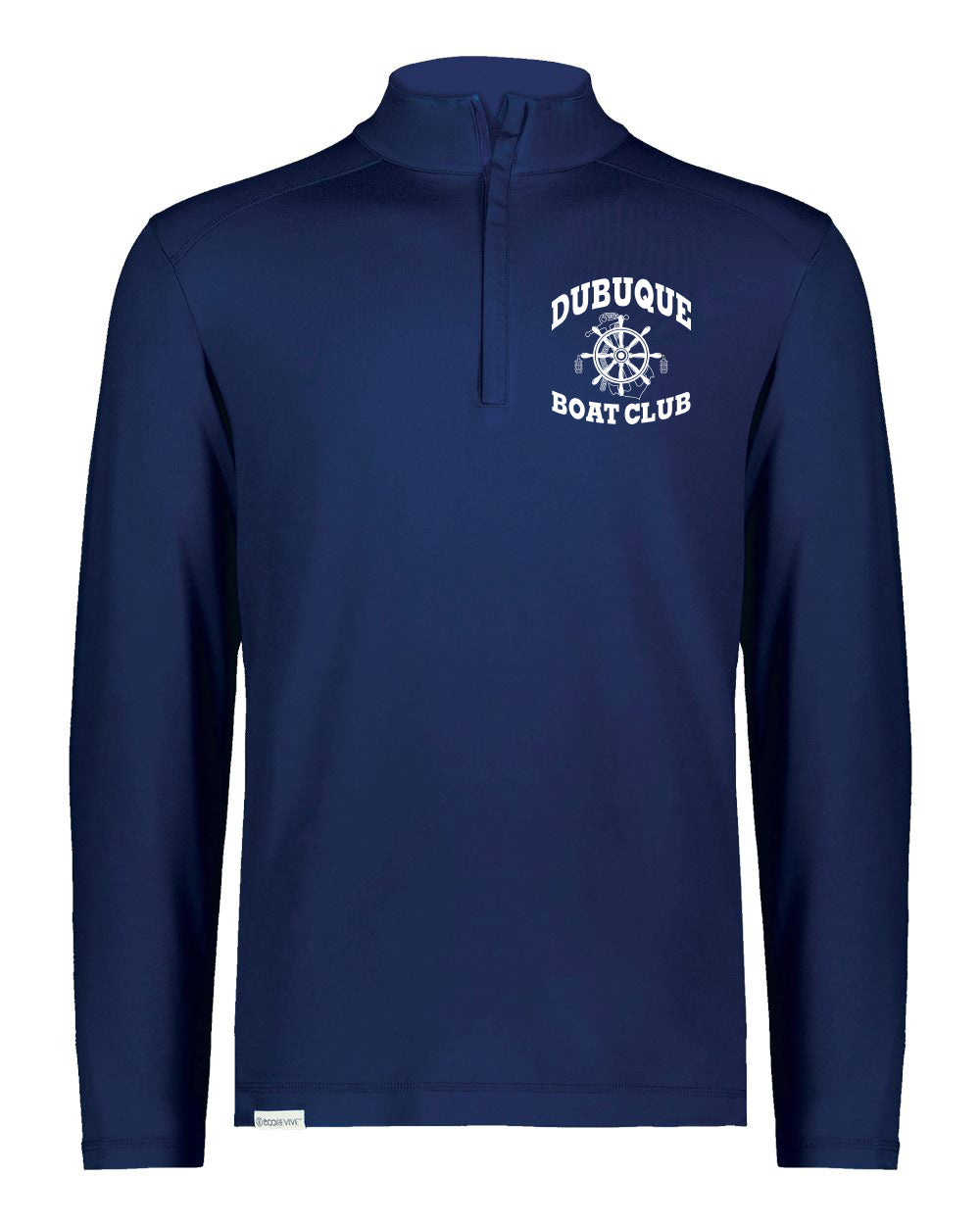 223553- DBQ BOAT CLUB - Holloway - Eco Revive™ Ventura Soft Knit Quarter-Zip