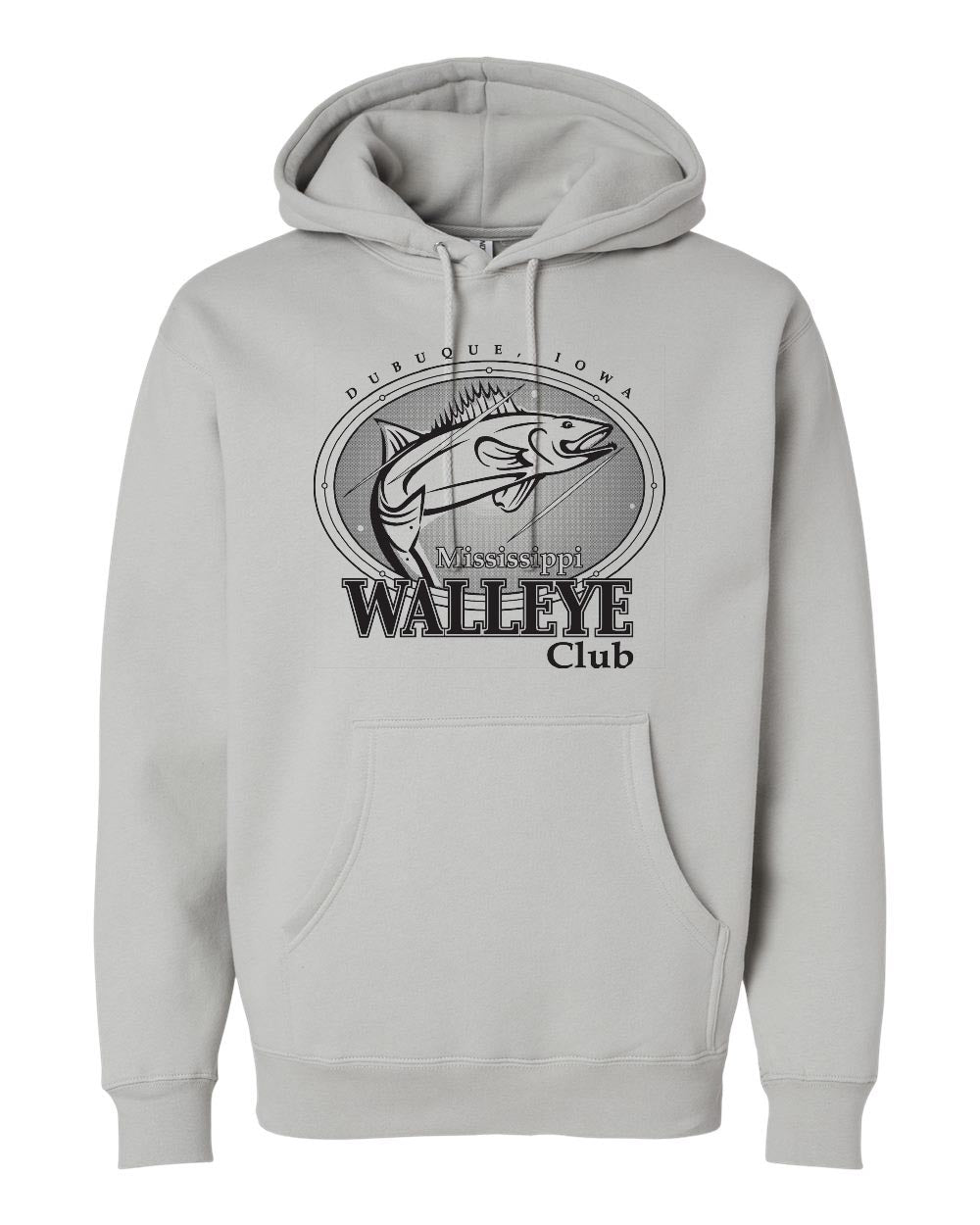 IND4000- MISSISSIPPI WALLEYE CLUB Unisex Heavyweight Hooded Sweatshirt
