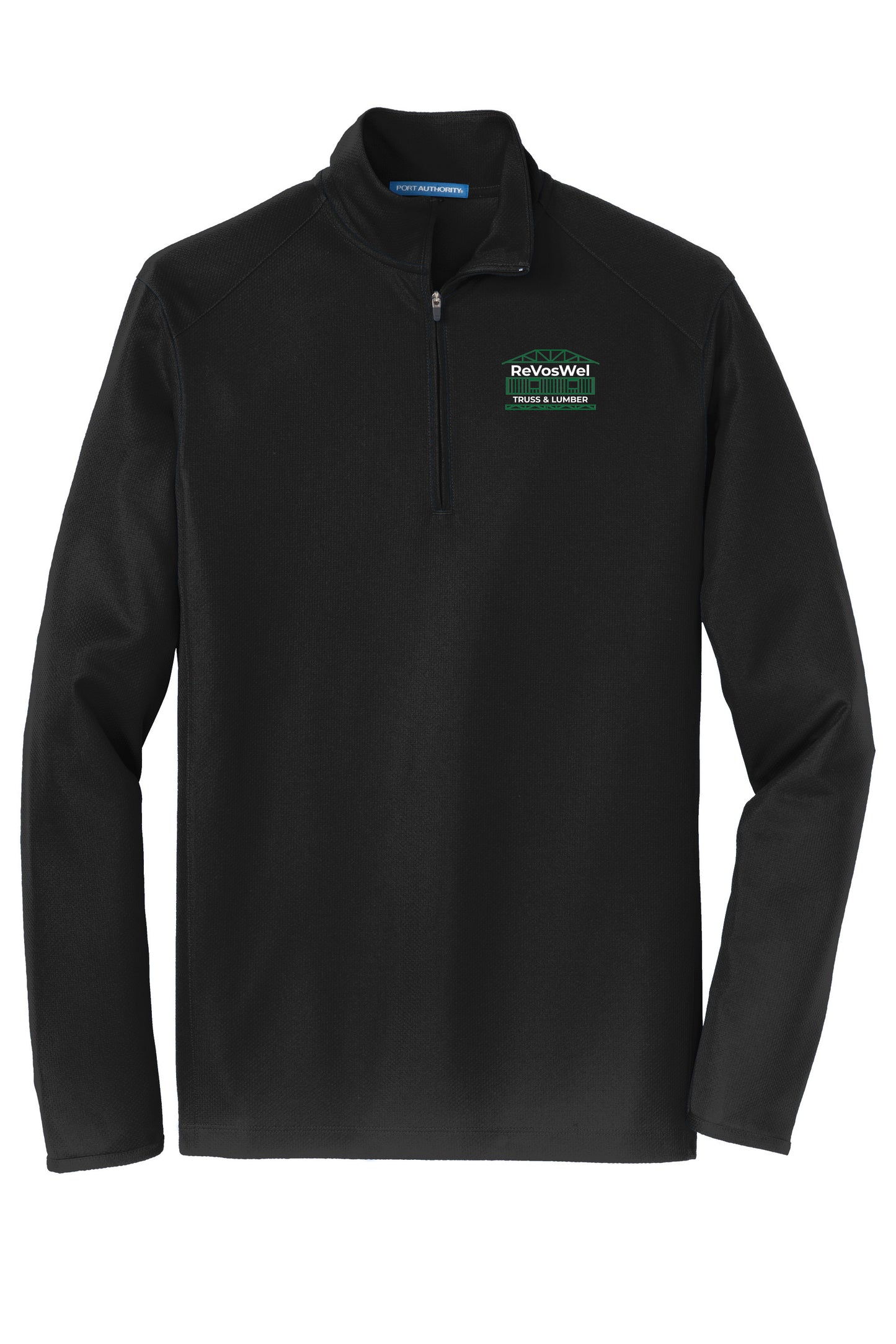 K806- REVOSWEL Port Authority® Pinpoint Mesh 1/2-Zip