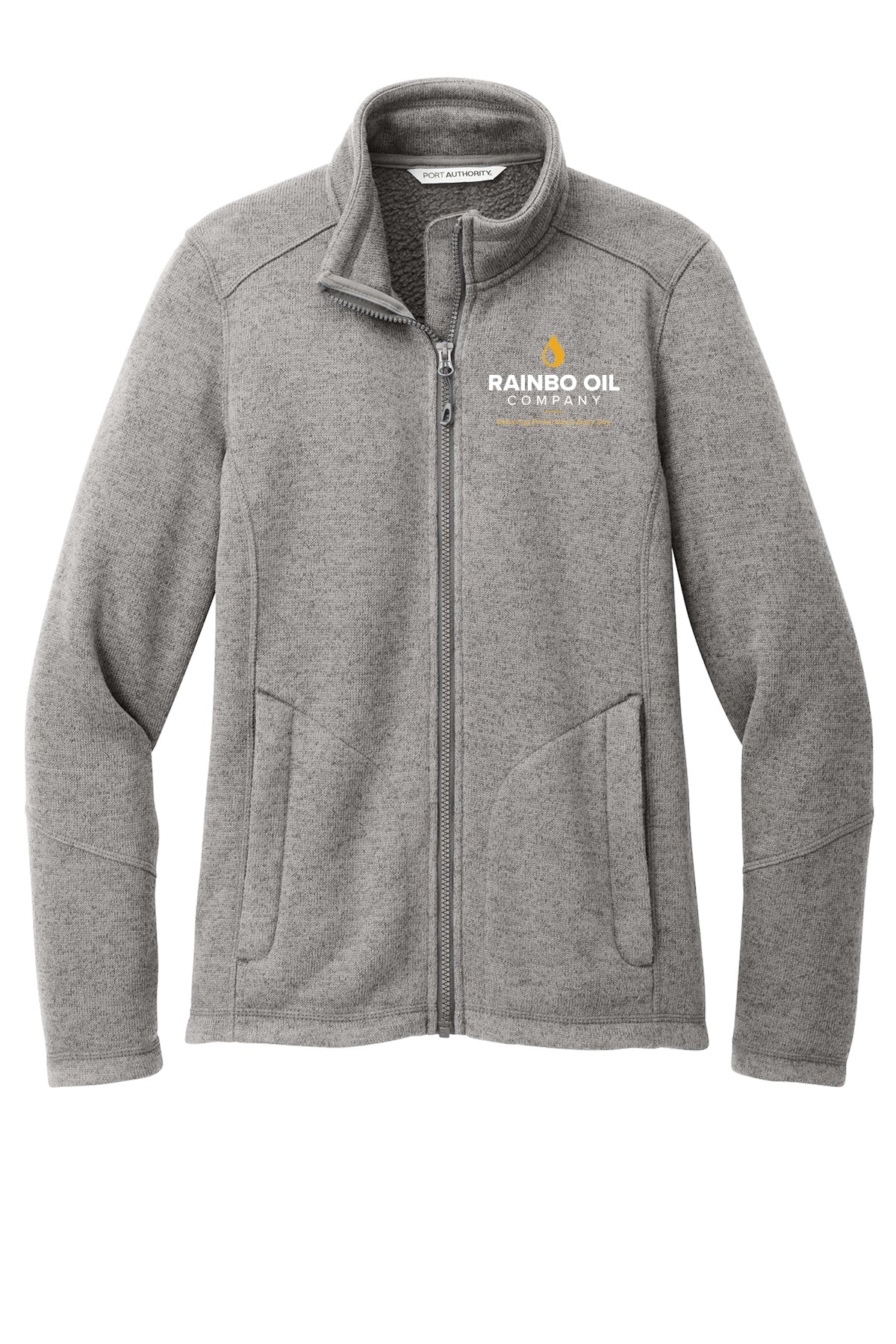 L428- RAINBO OIL Port Authority® Ladies Arc Sweater Fleece Jacket